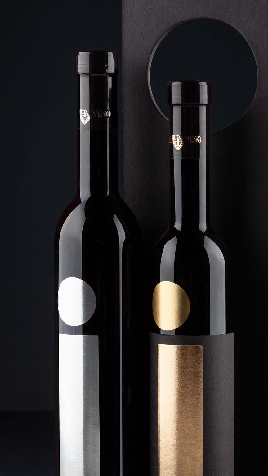 elegant photo of Feravino wine bottles